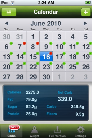 Carb Master Free - Daily Carbohydrate Tracker screenshot 2