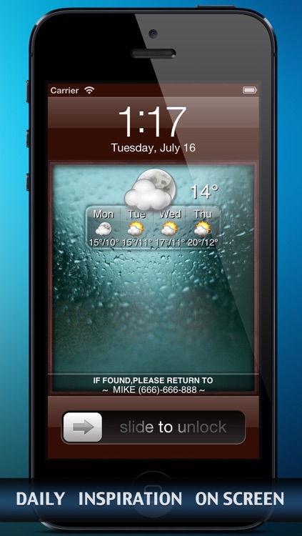 Weather Lock Screen screenshot-4