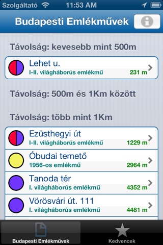 Emlékművek Budapesten screenshot 2