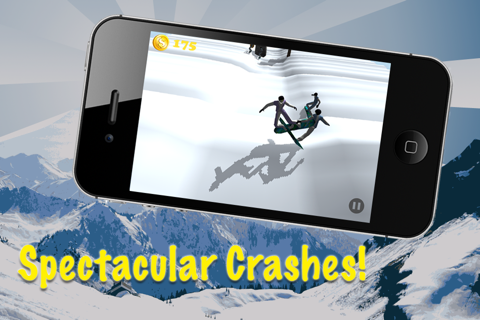 Snowboard Extreme Race - Cross Country Off Piste Chase Game 3D screenshot 3