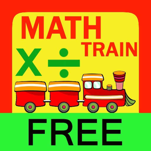 Math Train Free - Multiplication Division for Kids Icon