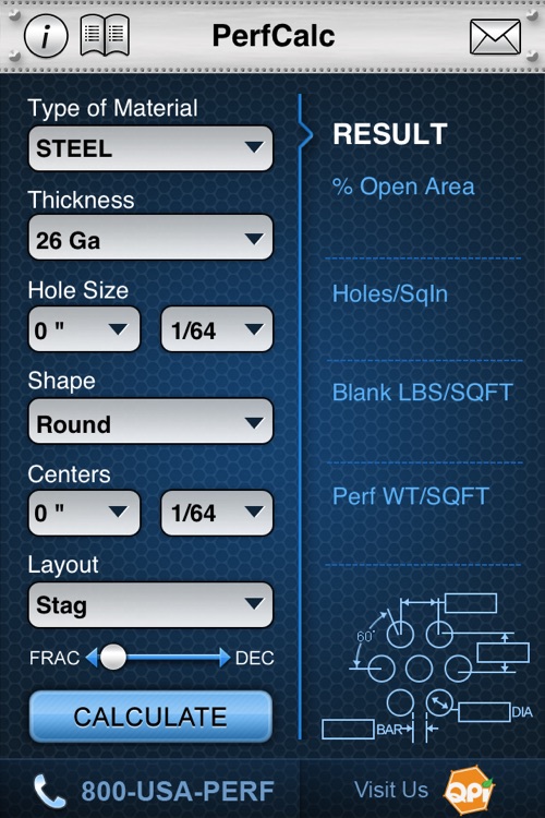 Perforated Calculator by Quality Perforating, Inc.