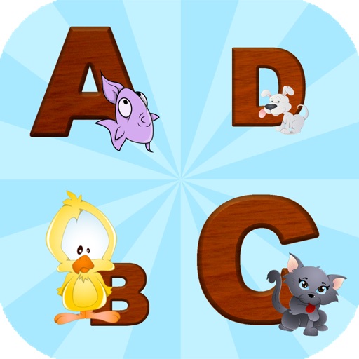 English Alphabet Match Game for Toddlers, Kids, Preschool and Kindergarten children! The free alphabet app with spelling and phonics optimized for play & learn. icon