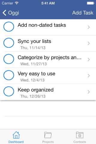 Oggi - Task Manager screenshot 3