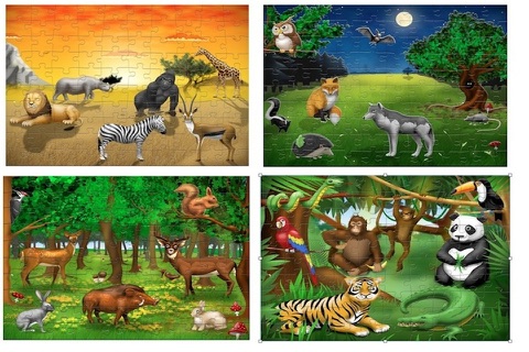 Dieren leren met puzzels screenshot 2