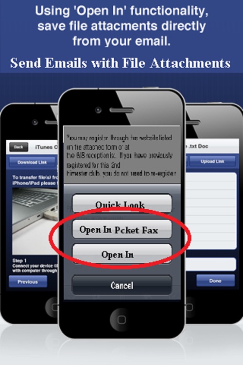 Pocket Fax (Download Documents from anywhere and send fax through your iPhone or iPad) screenshot-3