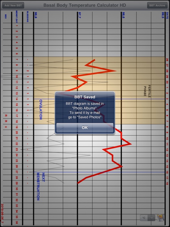 Basal Body Temp Calculator HD screenshot-4