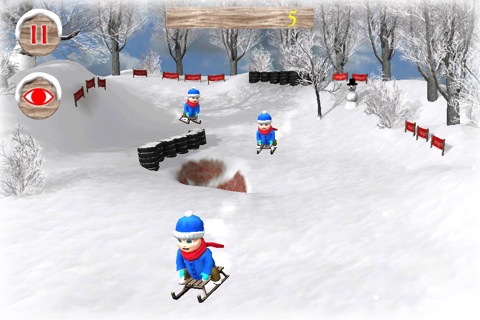 Snow Game 3D Free - First Snow screenshot 3