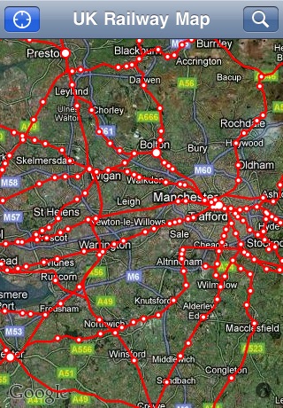 UK Railway Map screenshot 2