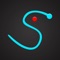 Sinuous is an addictive reflex-based game where your objective is to avoid colliding with red dots through quick reaction