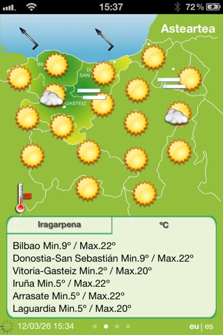Eguraldia screenshot 4