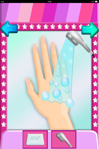 Aaah! Make my nails beautiful! FREE- super fun beauty salon game for little flower girls screenshot 2