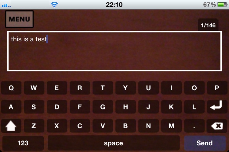 WalkNText (Type N Walk + Flashlight)