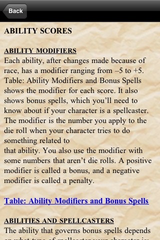 d20 3.5 Core Rules screenshot 3
