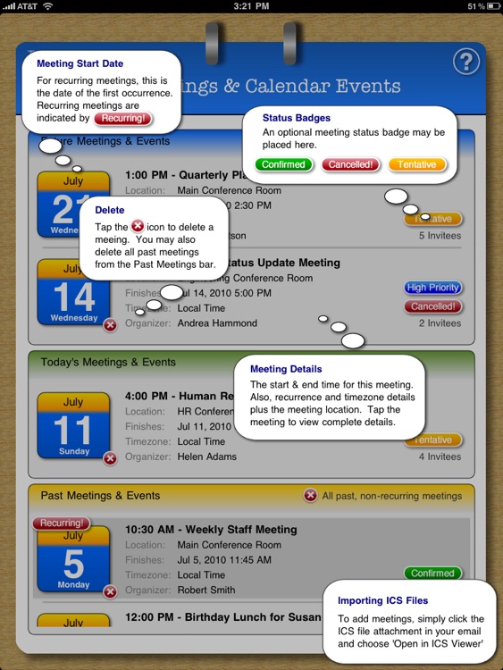 ICS Meeting Viewer screenshot-3