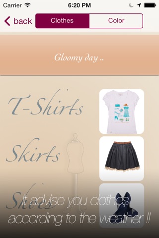 iDress screenshot 2