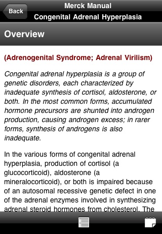 The Merck Manual of Diagnosis & Therapy screenshot 2