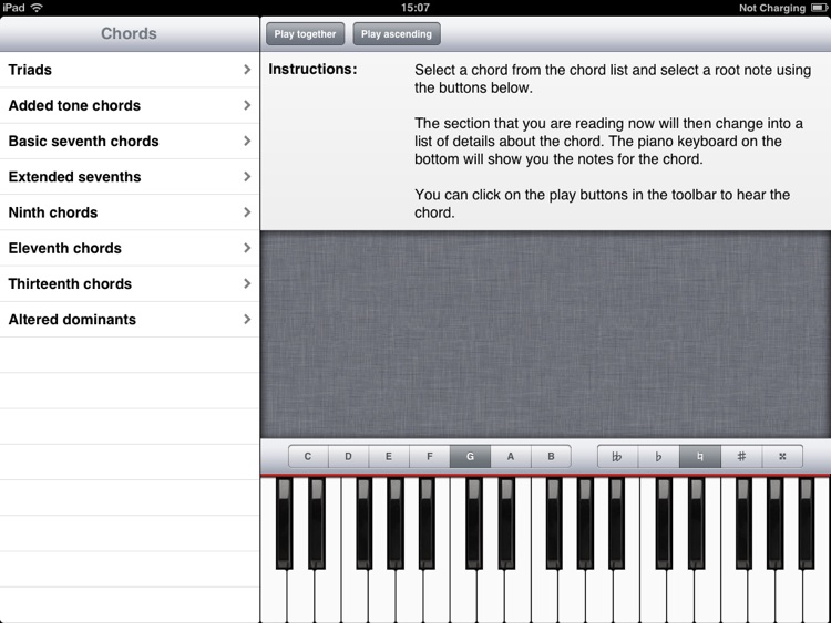 ChordFinder for iPad