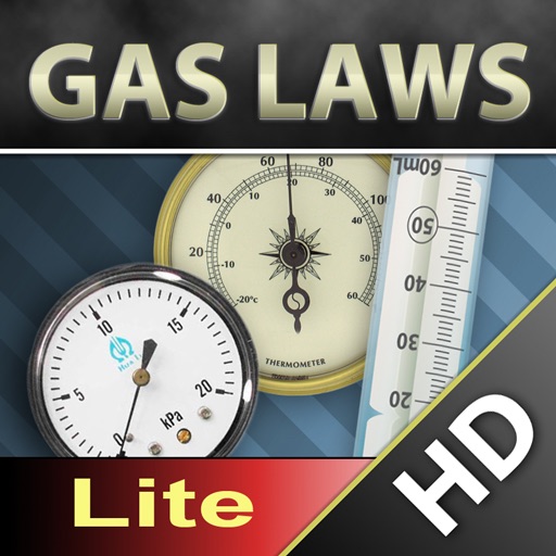 Gas Laws HD Lite iOS App