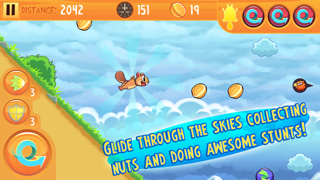 How to cancel & delete Kew Kew - The Crazy & Nuts Flying Squirrel Game from iphone & ipad 1