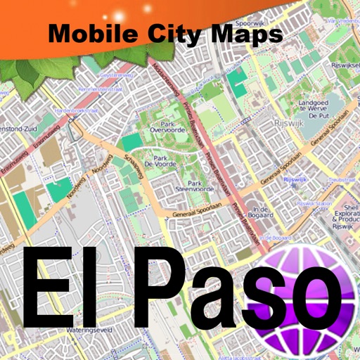 El Paso Street Map icon