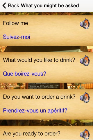 French Menu screenshot 4