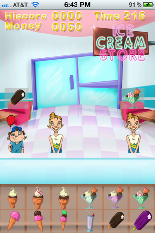 Ice Cream Shop Game HD Lite screenshot 2