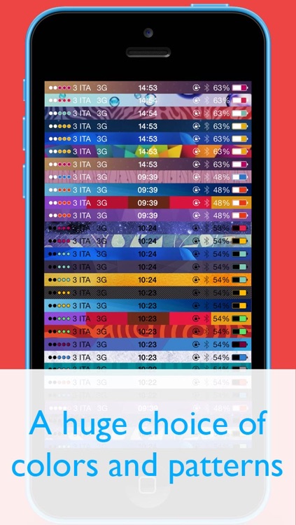 Color bar at the top pro (customize and change wallpapers) screenshot-3