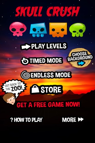 Skull Crush - Match Three Puzzle Game screenshot 2