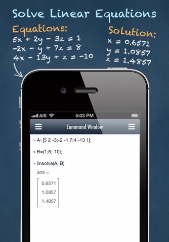 MathPACK Solver screenshot 2