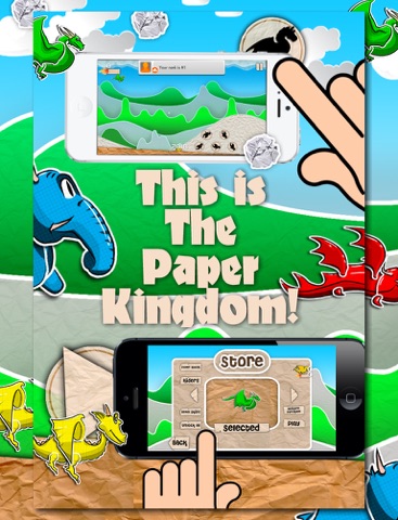 Paper Kingdom Dragons - A Very Special Medieval Race Game screenshot 3