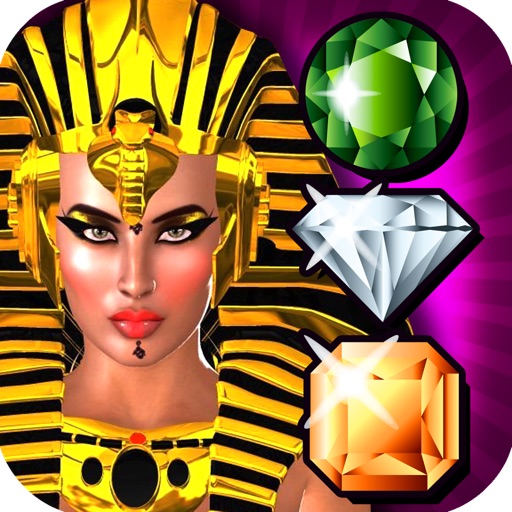 Cleopatra Egyptian Desert Curse- Match Mania Quest Jewel Edition iOS App