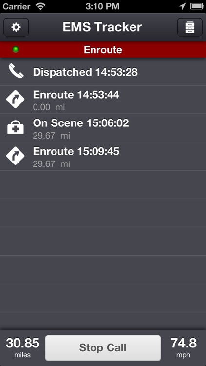 EMS Tracker - EMT, Fire and Ambulance GPS Log