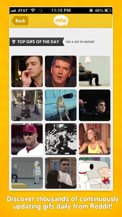 MyFaceWhen - Animated GIF Text App