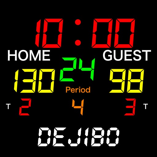 Basketball Scoreboard -Dejibo- iOS App