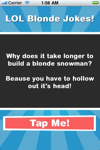LOL Blonde Jokes! (Free)