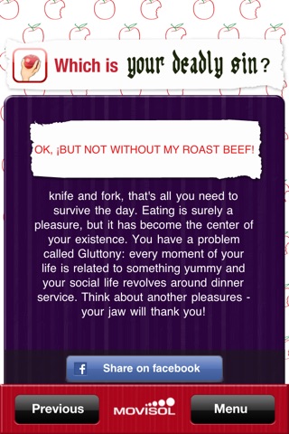 Which is your deadly sin? screenshot 3