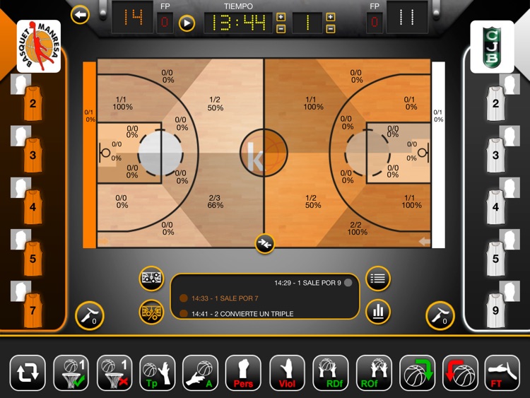 Kinetical Stats Basketball screenshot-3