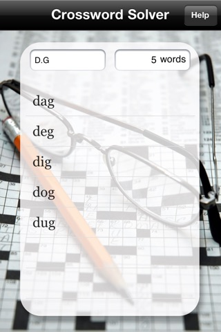 A Crossword Solver screenshot 2