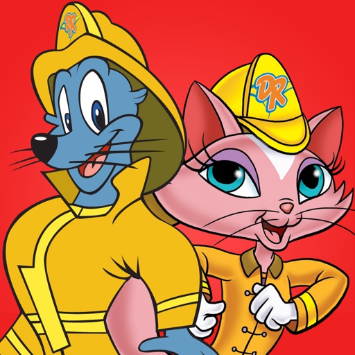 Danger Rangers Fire Safety App: Videos, Games, Photos, Books & Interactive Play & Learn Activities for Kids featuring Sully & Kitty Icon