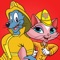 Danger Rangers Fire Safety App: Videos, Games, Photos, Books & Interactive Play & Learn Activities for Kids featuring Sully & Kitty
