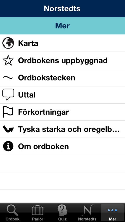 Norstedts stora tyska ordbok screenshot-4