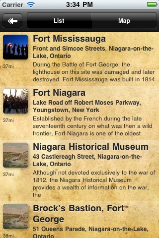 The War of 1812: Guide to Historic Sites screenshot 3