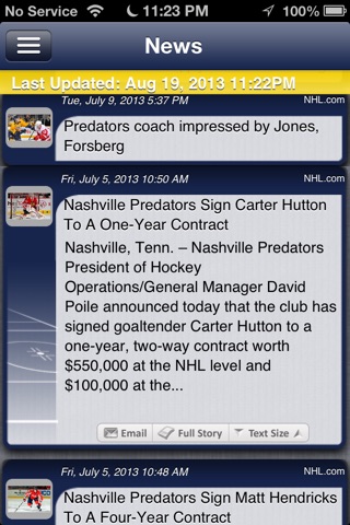 Nashville Hockey Live screenshot 4