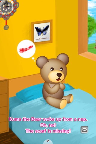 クマとスカーフ for iPhone screenshot 2