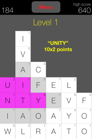 Letterdrop Word Game screenshot 2