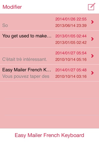 Easy Mailer French Keyboard screenshot 4