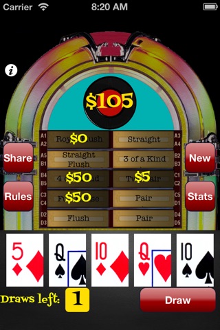 Jukebox Poker screenshot 3