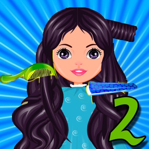 Hair salon hairdo 2 Kids Game Icon