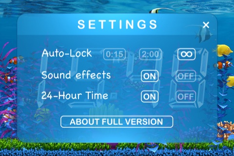 Aquarium Clock screenshot 4